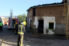 Incendio en Torrejoncillo en la zona de \"San Sebastián\"