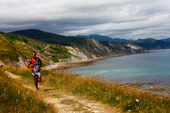 Pedro José Hernández en la IV Flysch Trail de Zumaia (Guipúzcoa)