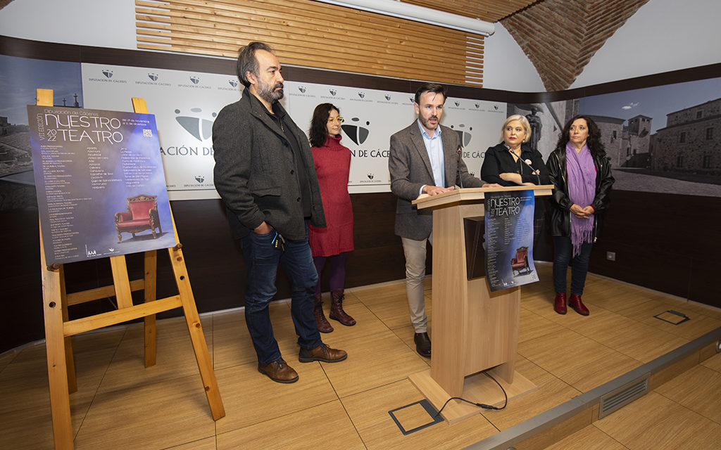 Una nueva edición del programa “Nuestro Teatro” vuelve a acercar el trabajo de compañías teatrales profesionales extremeñas a los municipios de la provincia