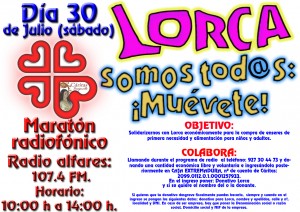 Este sábado en Radio Alfares «Lorca somos tod@s: ¡Múevete!»
