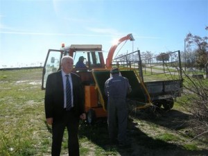 El Presidente de la Diputación visita las actuaciones del proyecto RETALER en Torrejoncillo