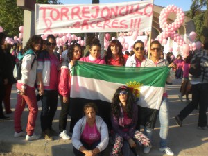 Asistencia torrejoncillana a la VII Marcha contra el cáncer de mama de Avón