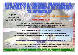 La Asociación Cultural se va de excursión a Granadilla, Cáparra y el meandro de Riomalo de Abajo