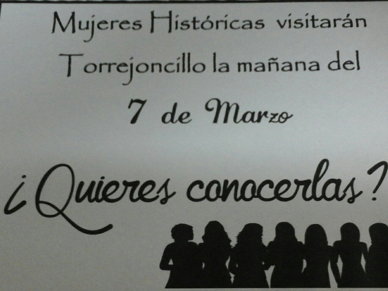 Mujeres históricas visitarán Torrejoncillo