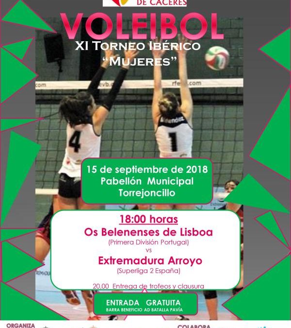 15 de Septiembre – XI Torneo ibérico «Mujeres» de voleibol