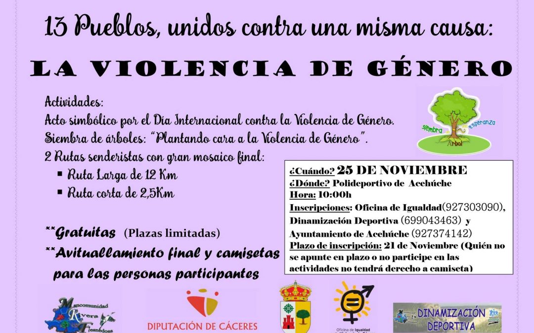 13 pueblos por una misma causa:la lucha contra la Violencia de Género