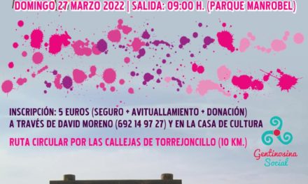 RUTA SENDERISTA SOLIDARIA EN TORREJONCILLO