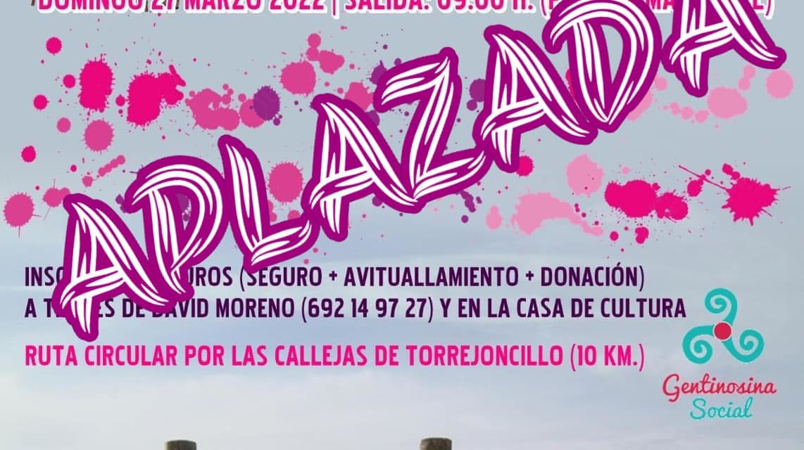 APLAZADA RUTA SENDERISTA SOLIDARIA EN TORREJONCILLO