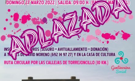 APLAZADA RUTA SENDERISTA SOLIDARIA EN TORREJONCILLO