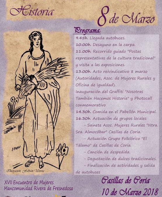 XVII Encuentro Cultural de Mujeres de la Mancomunidad Rivera de Fresnedosa en Casillas de Coria