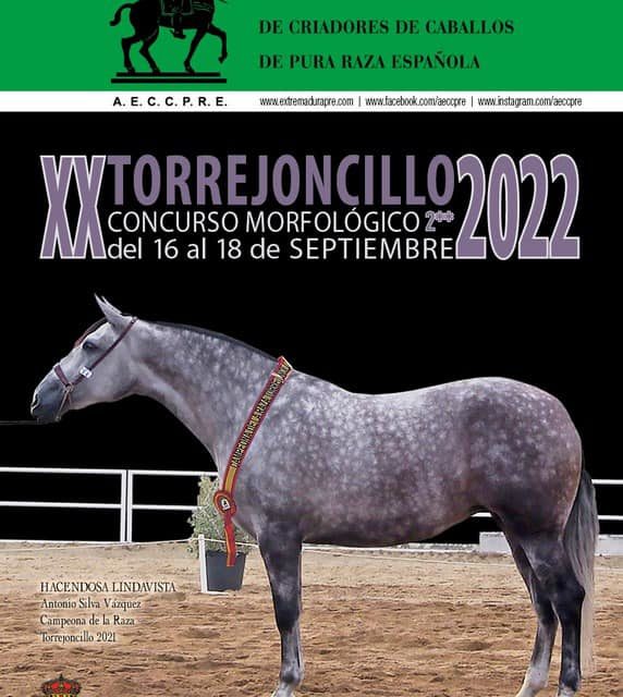 XX Concurso Morfológico de la Asociación Extremeña de Criadores de Caballos de Pura Raza Española en su Salón del Caballo de Torrejoncillo