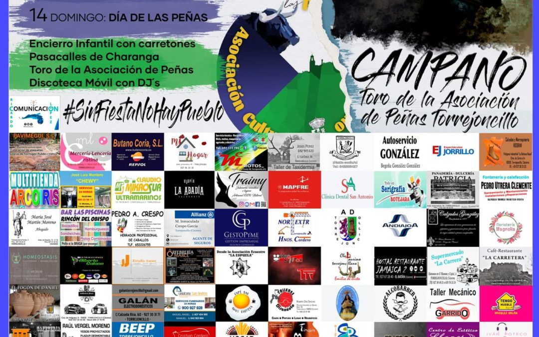 ACTIVIDADES DE LA ASOCIACIÓN DE PEÑAS AGOSTO 2022