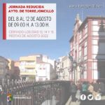 JORNADA REDUCIDA EN EL AYUNTAMIENTO