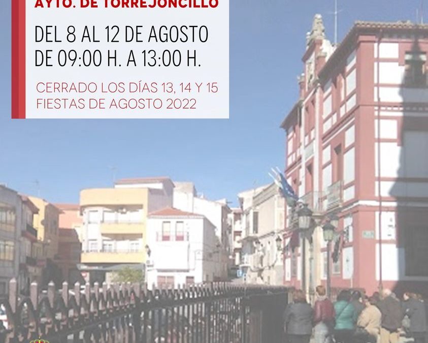 JORNADA REDUCIDA EN EL AYUNTAMIENTO