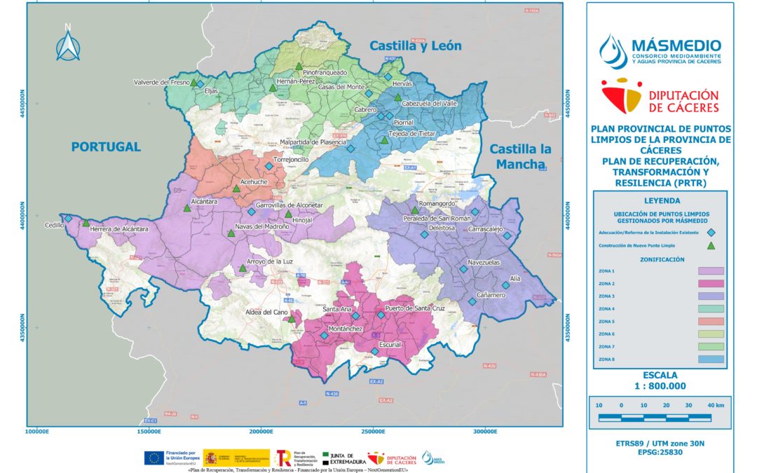 El Consorcio MásMedio invertirá más de 5 millones de euros en la adecuación o creación de Puntos Limpios en la provincia