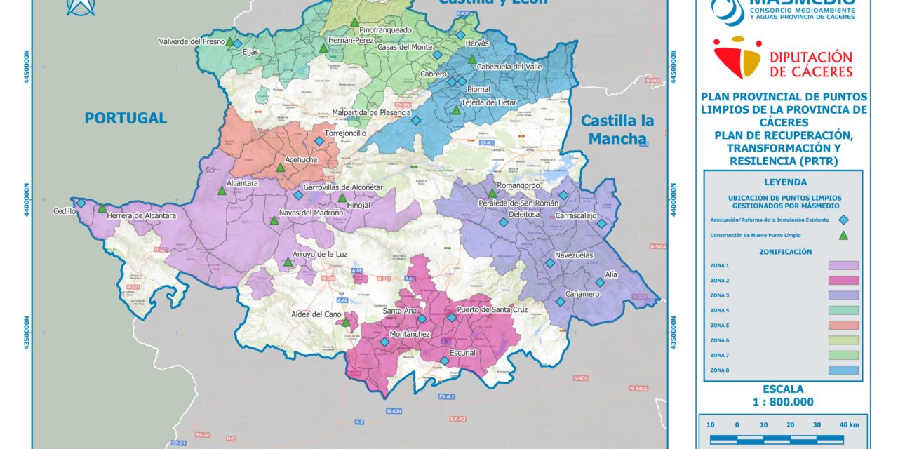 El Consorcio MásMedio invertirá más de 5 millones de euros en la adecuación o creación de Puntos Limpios en la provincia