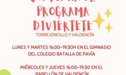 PROGRAMA “DIVIÉRTETE” OTOÑO 2022 EN TORREJONCILLO Y VALDENCÍN