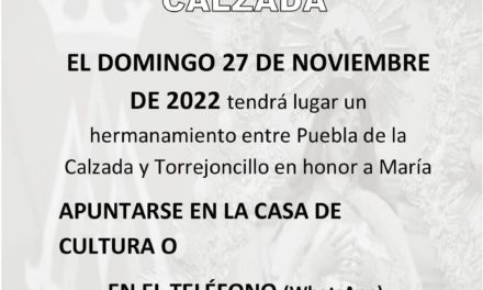 Hermanamiento con Puebla de la Calzada