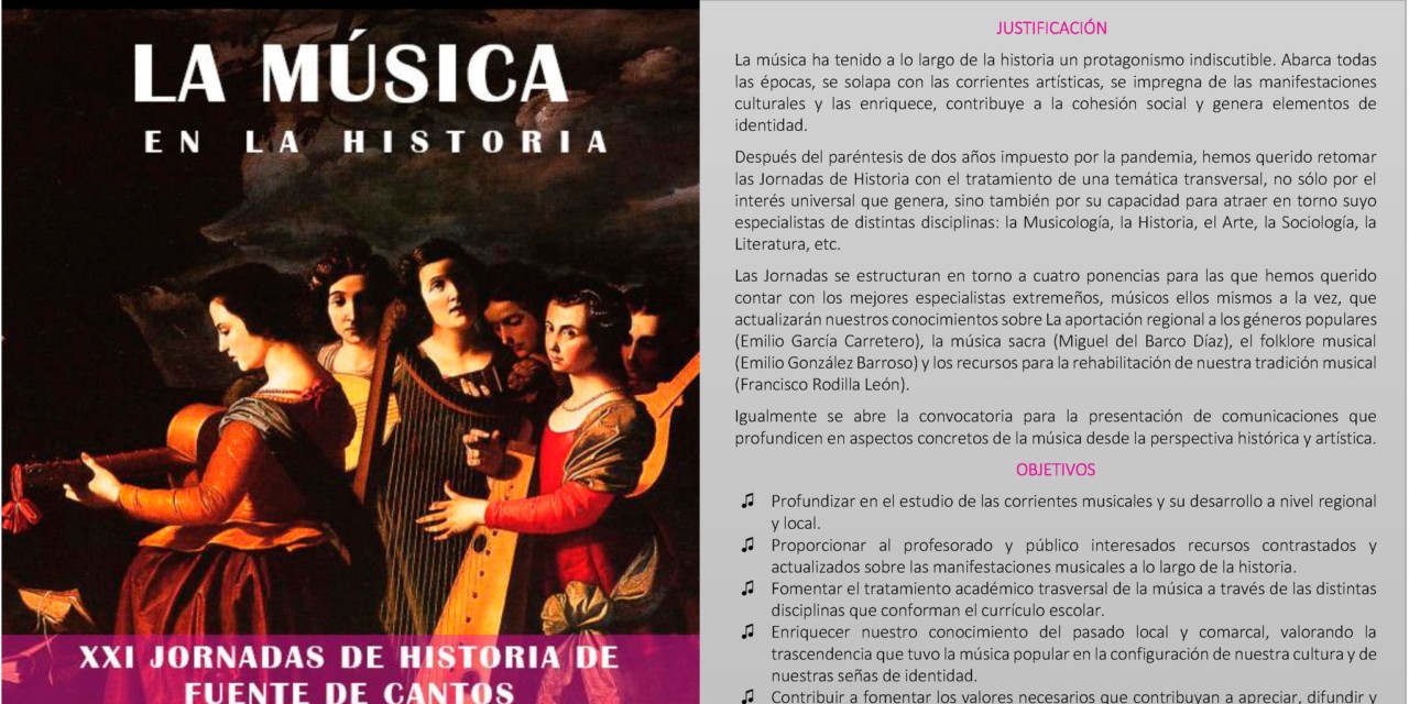 Francisco Rodilla León y el Grupo de Coros y Danzas de Torrejoncillo en las XXI Jornadas de Historia de Fuente de Cantos