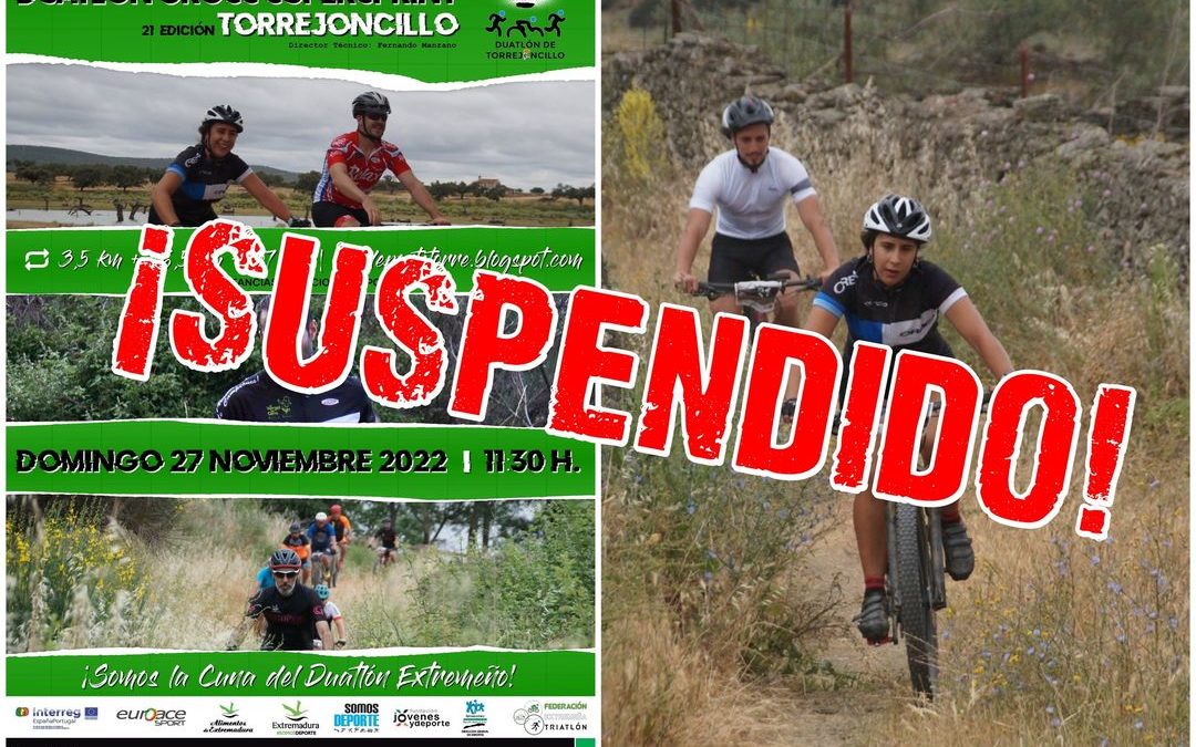 SUSPENDIDO EL DUATLÓN DE TORREJONCILLO