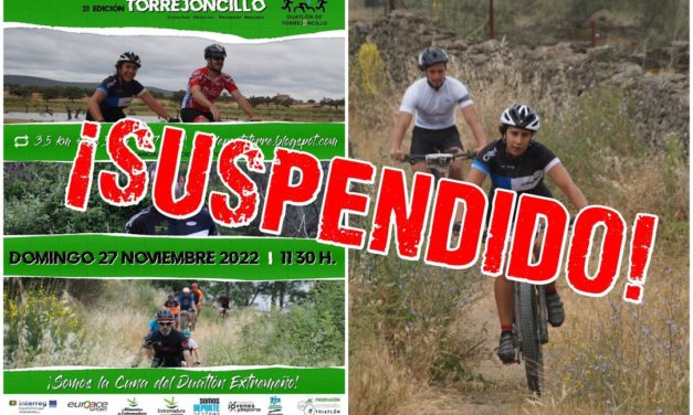 SUSPENDIDO EL DUATLÓN DE TORREJONCILLO