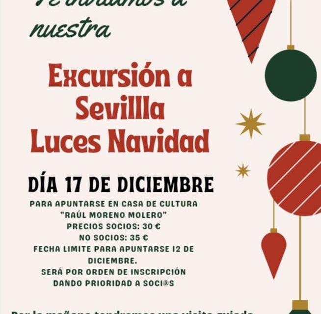 Excursión a Sevilla de la Asociación Amas de Casa