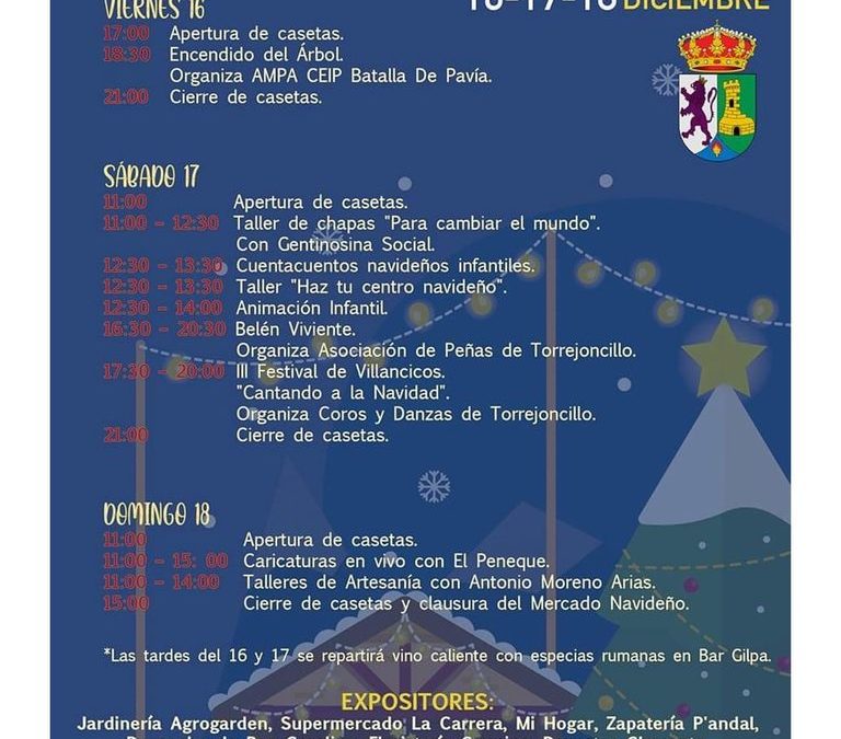 SÁBADO DE TALLERES EN EL MERCADO NAVIDEÑO