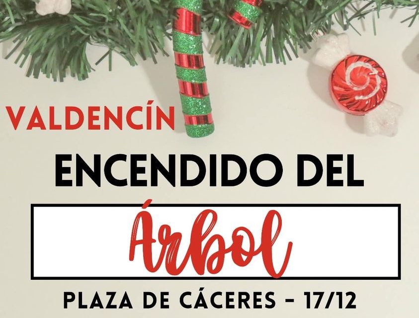 ENCENDIDO DEL ÁRBOL EN VALDENCÍN