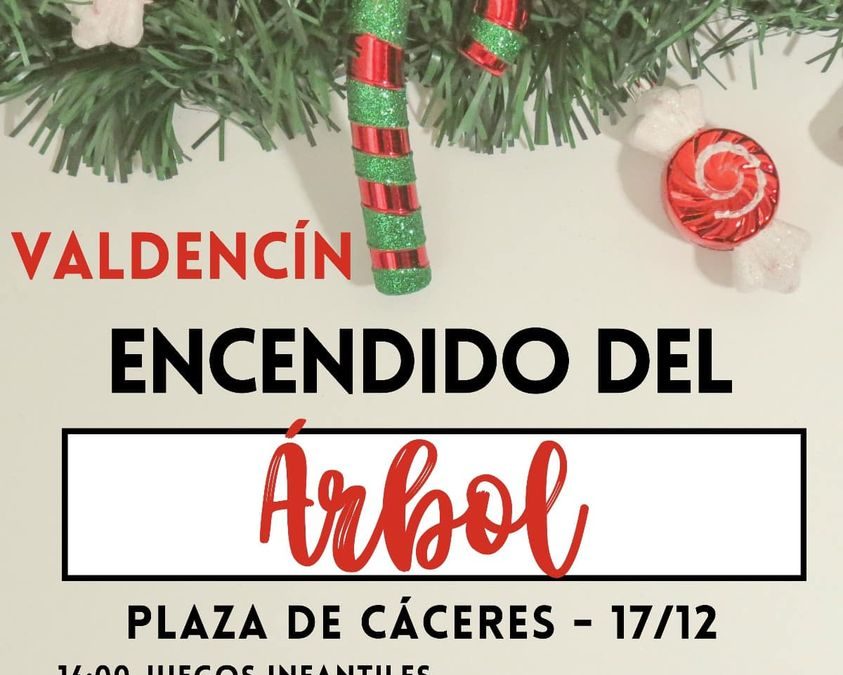 ENCENDIDO DEL ÁRBOL EN VALDENCÍN