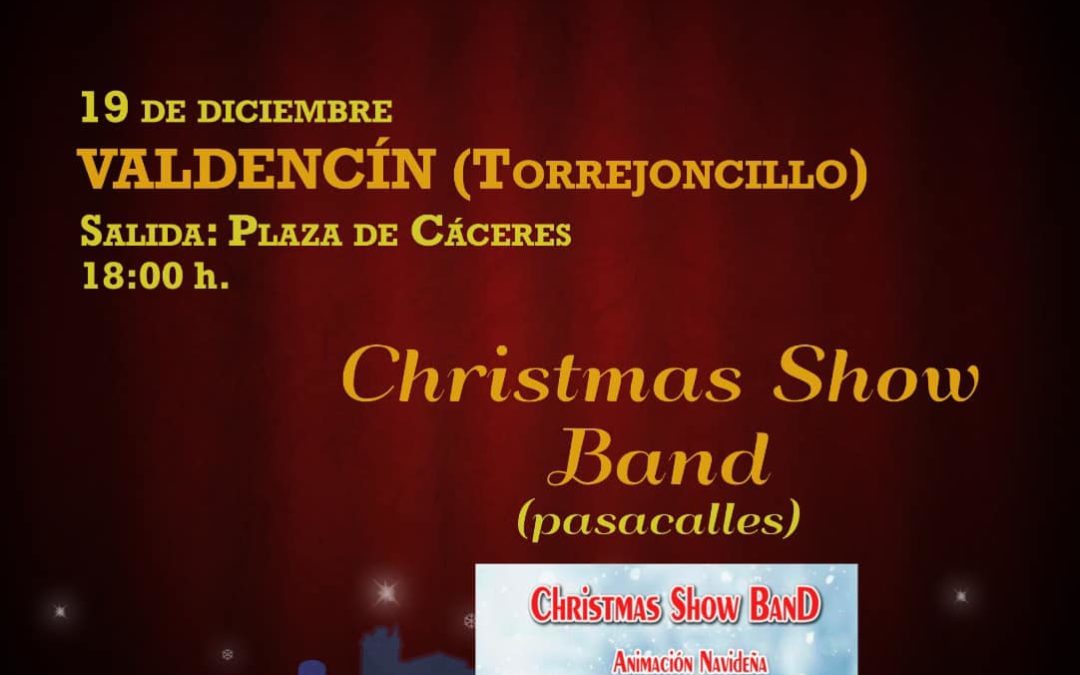 CHRISTMAS SHOW BAND EN VALDENCÍN