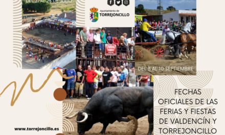 FERIAS Y FIESTAS DE TORREJONCILLO Y VALDENCÍN 2023