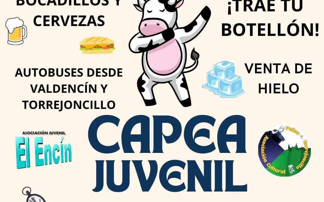 Actividades Asociación de Peñas de Torrejoncillo junto con Asociación Juvenil «El Encín»
