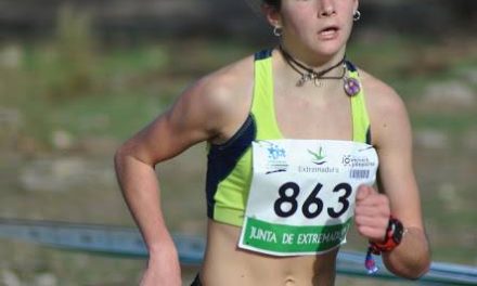 Celia Testón en el Campeonato de España Sub 14 de pista