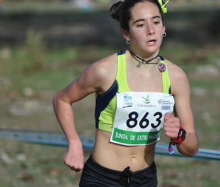Celia Testón en el Campeonato de España Sub 14 de pista
