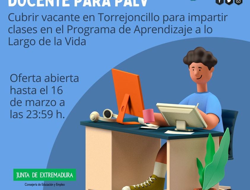 OFERTA DE EMPLEO PARA DOCENTES