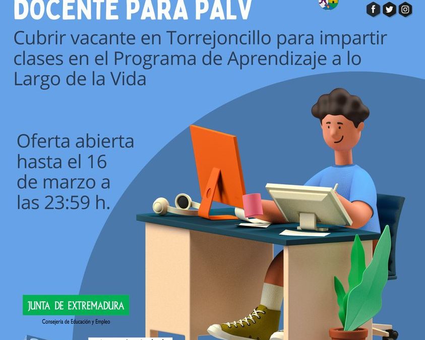 OFERTA DE EMPLEO PARA DOCENTES