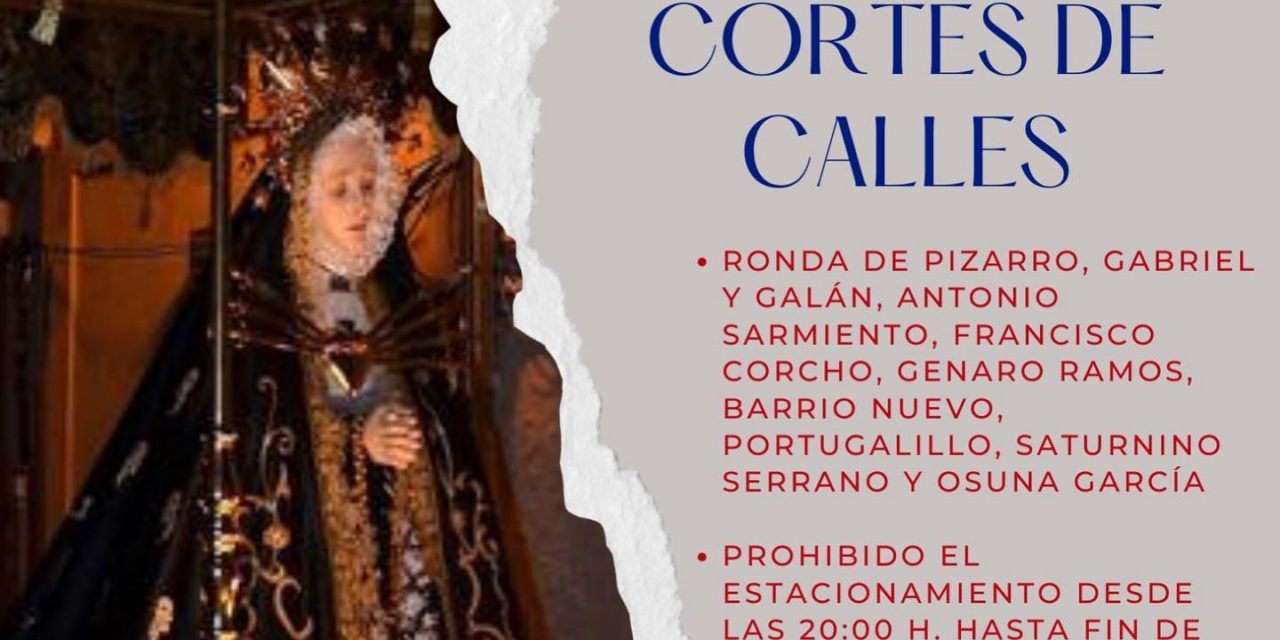 CORTES DE CALLES PROCESIONES 2023