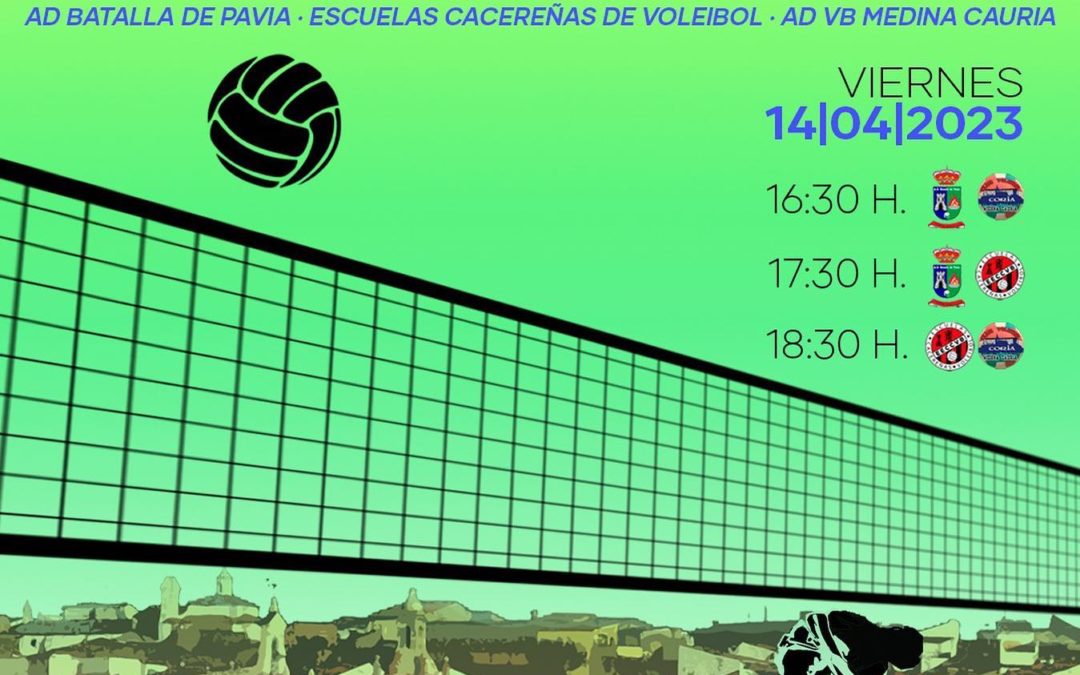 El Campeonato de Extremadura Benjamín de Voleibol llega a nuestro pabellón este fin de semana.