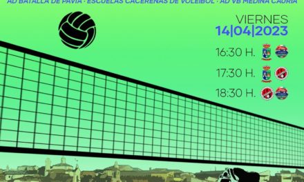 El Campeonato de Extremadura Benjamín de Voleibol llega a nuestro pabellón este fin de semana.