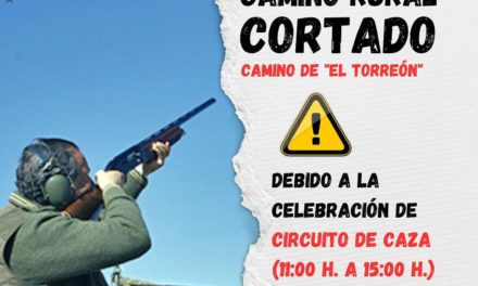 CAMINO CORTADO POR TORNEO DE TIRO