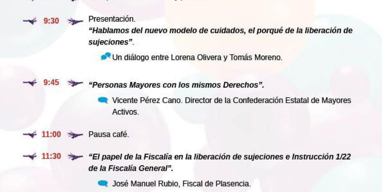 Programa de las I Jornadas Técnicas de Formación a Profesionales de los cuidados de Torrejoncillo