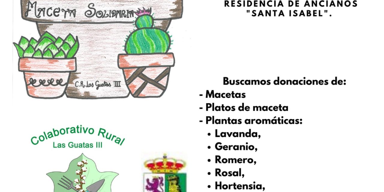 INICIATIVA «MACETA SOLIDARIA» DE LAS GUATAS