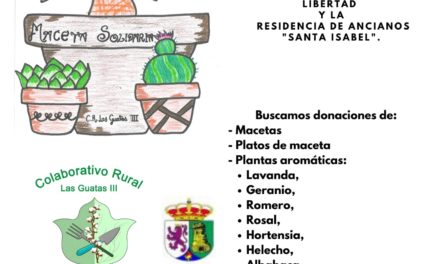 INICIATIVA «MACETA SOLIDARIA» DE LAS GUATAS