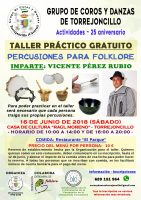 Taller práctico de percusiones para el folklore
