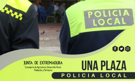 TORREJONCILLO CONTARÁ CON UNA PLAZA MÁS DE POLICÍA LOCAL