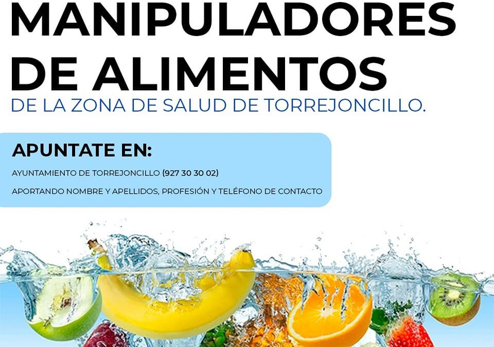FORMACIÓN PARA MANIPULADOR DE ALIMENTOS