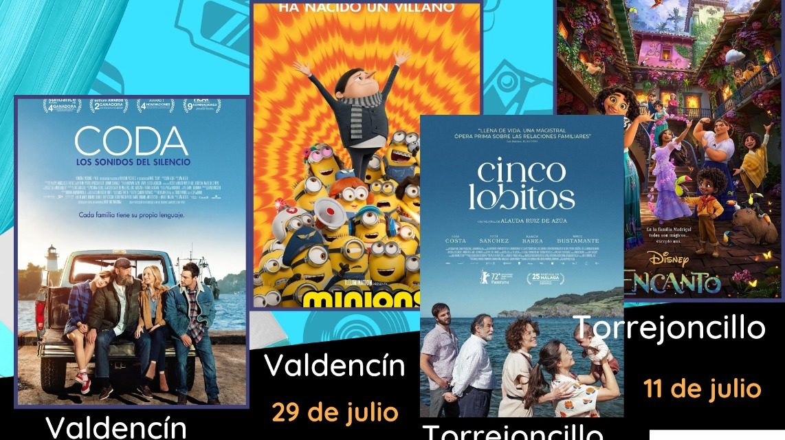 CINE DE VERANO 2023 EN TORREJONCILLO Y VALDENCÍN