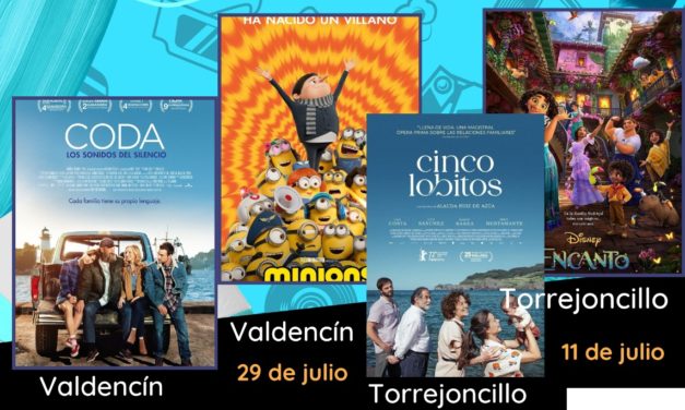 CINE DE VERANO 2023 EN TORREJONCILLO Y VALDENCÍN