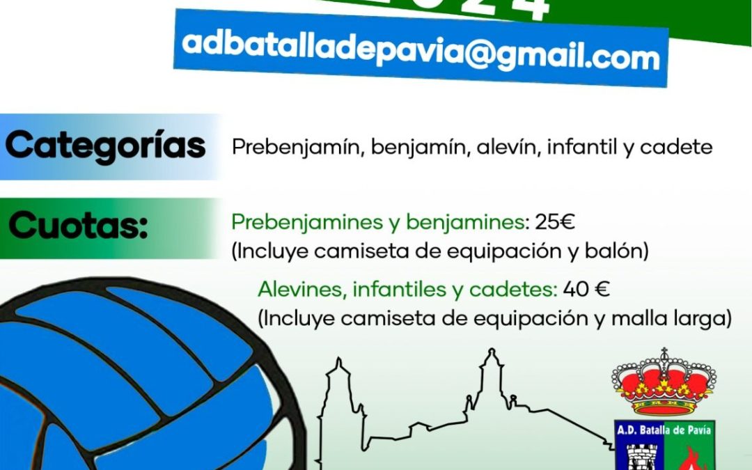 Abiertas las inscripciones para esta temporada de Voley