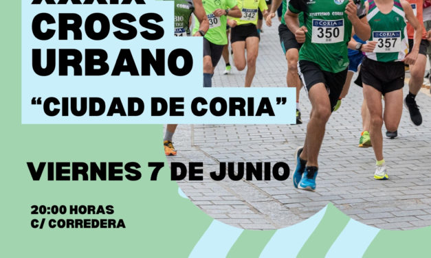 Apertura de inscripciones XXXIX CROSS URBANO “CIUDAD DE CORIA”